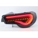 Subaru BRZ / Toyota 86 12-20 Black Base Red Bar Smoke Lens Light Bar LED Tail Lamp